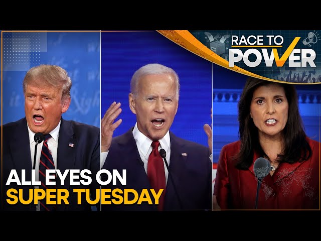 Race to Power LIVE | All eyes on Super Tuesday, a pivotal milestone in US Elections | WION