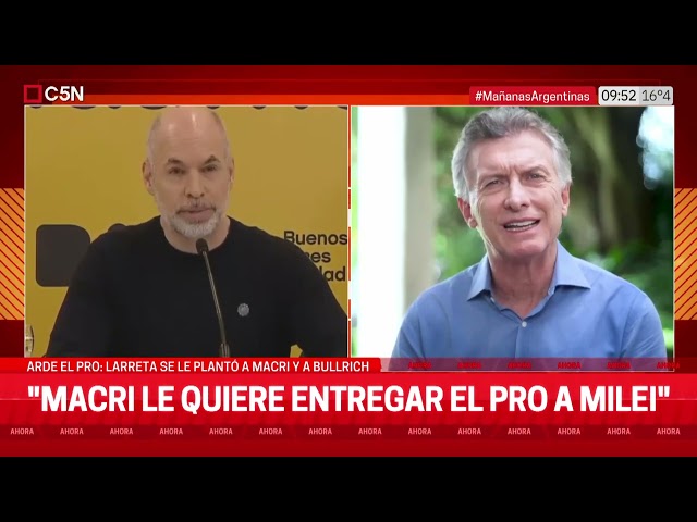 ARDE el PRO: LARRETA se le PLANTÓ a MACRI y BULLRICH