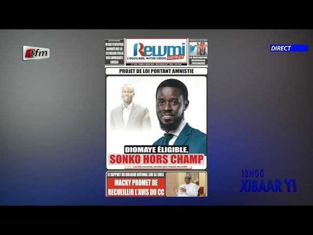 Revue de Presse du 05  Mars 2024 présenté par Mamadou Mouhamed Ndiaye