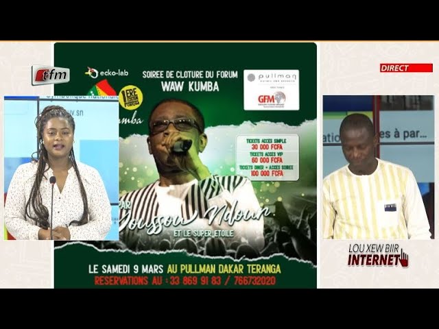 TFM LIVE :   Lou Xew Biir Internet du 05 Mars 2024 présenté par Mamadou Ndiaye & Merry Beye Diou