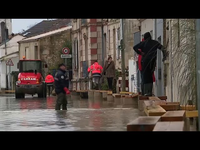 ⁣Francia: Inundaciones en Charente Marítimo por tercera vez en 6 meses