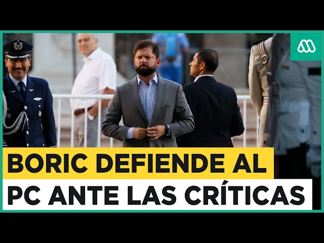 "El anticomunismo visceral": La defensa del presidente Boric al Partido Comunista