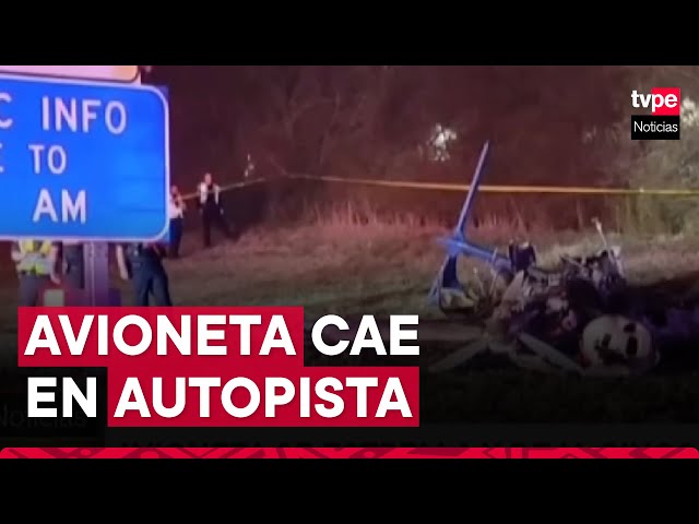 Estados Unidos: cinco muertos al caer avioneta privada cerca de autopista en Nashville