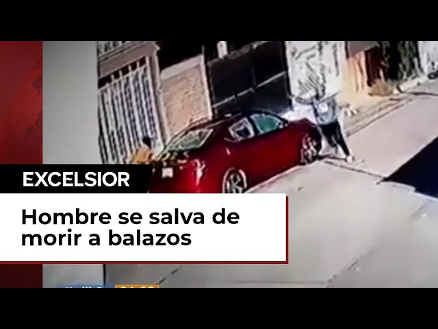 Hombre en Aguascalientes esquiva balazos y logra salvar la vida