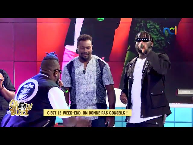 Ansty et Prince en prestation dans Showbuzz