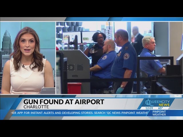 Traveler had loaded gun, knife at Charlotte Airport