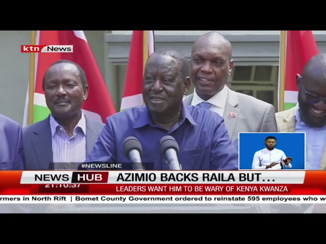 Azimio backs Raila Odinag but...