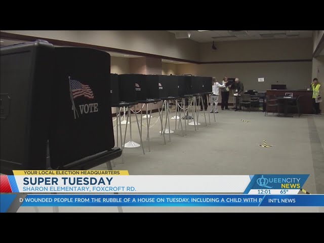 Charlotte voters turn out on Super Tuesday