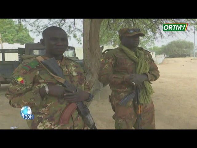 FAMa Visite du commandant de zone de de défense N°6 à Djenné