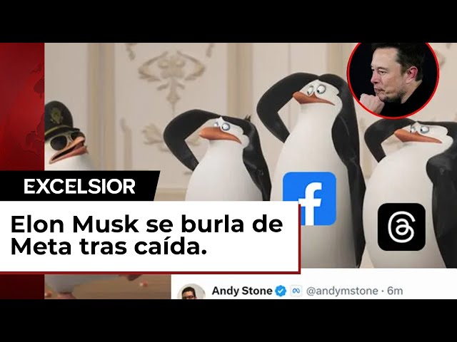 Elon Musk se burla de Meta por caída de Facebook e Instagram con esta imagen