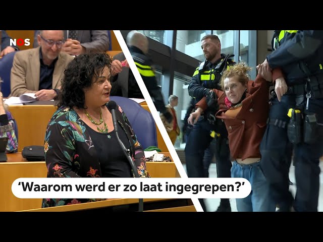 ⁣Politici over pro-Palestina demonstratie in Tweede Kamer: 'Uiterst verwerpelijk'