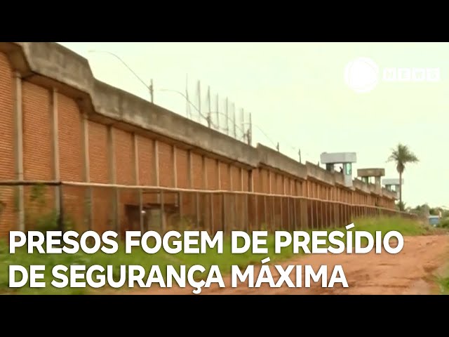 Dois presos fogem de penitenciária de segurança máxima em Campo Grande