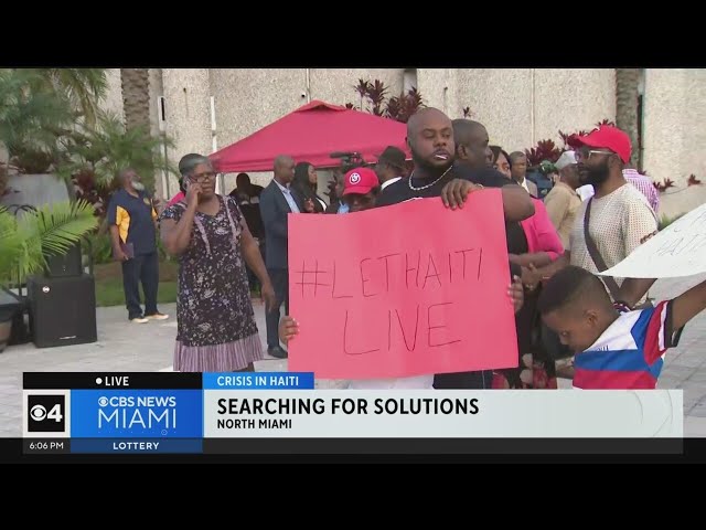 Haitian Americans search for solutions