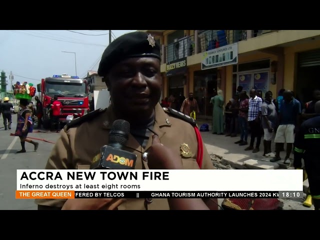 Accra New Town Fire: Inferno destroys at least eight rooms - Adom TV News (5-3-24)