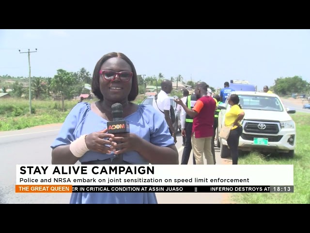 Stay Alive: Police and NRSA embark on joint sensitization on speed limit enforcement (5-3-24)