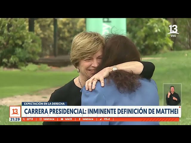 Carrera presidencial: inminente definición de Evelyn Matthei