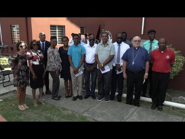 SJA CELEBRATES ALUMNUS’ STELLAR CSEC PERFORMANCE