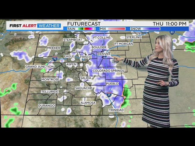 Snow Chances Return Later This Week To The Denver Area