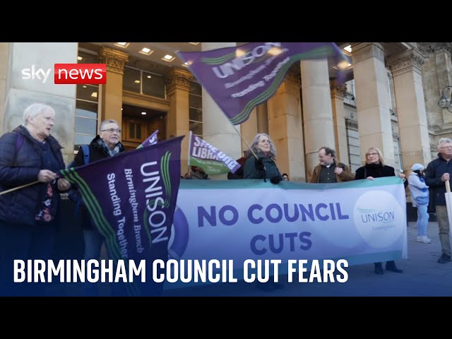 Birmingham City Council -  £300m cuts and council tax increase of 21% planned