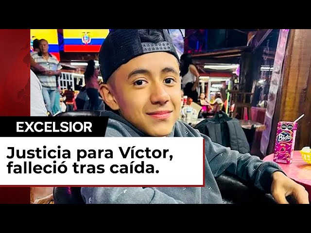 Piden justicia para Víctor; murió tras caer en su secundaria en Ixtapaluca