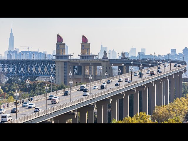 Live: Take a look at the view of China's Nanjing Yangtze River Bridge – Ep. 3