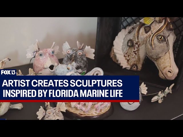 Inverness ceramicist creates sculptures inspired by Florida marine life