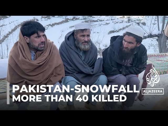 Northwestern Pakistan landslide: More than 40 killed in heavy rain and snowfall