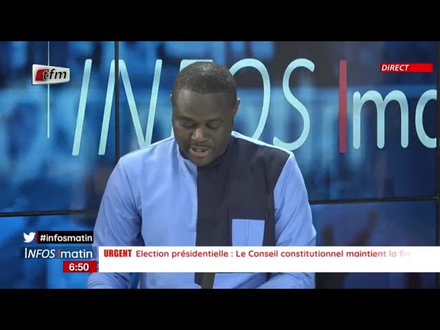 Actualités internationales en français avec Ibou Diouf - Infos matin du 06 Mars 2024