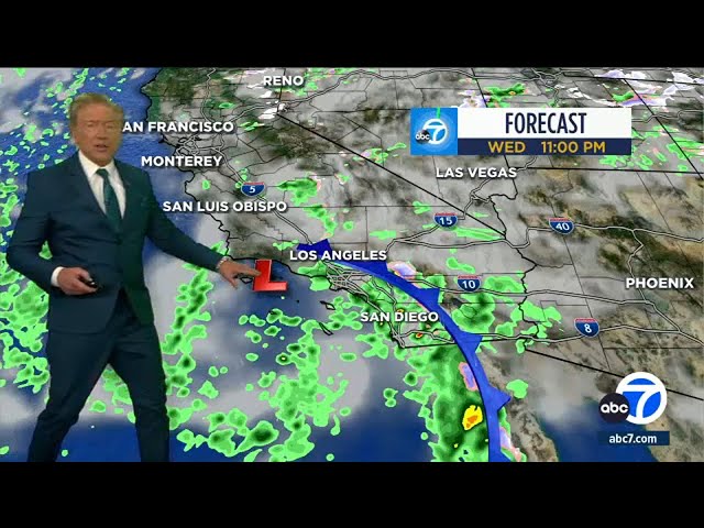 More rain arrives in SoCal Wednesday. Here's how long it will last