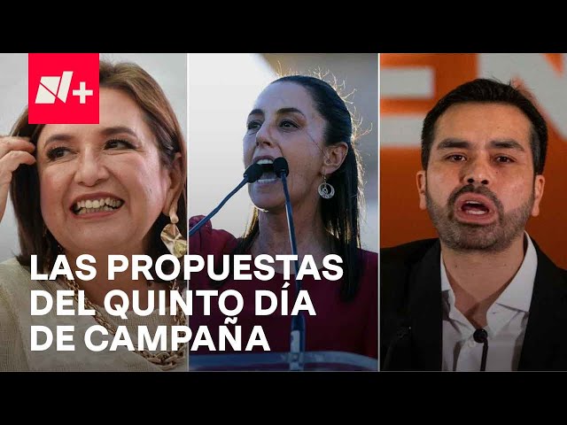 ¿Qué hicieron los candidatos presidenciales en el quinto día de campaña? - En Punto