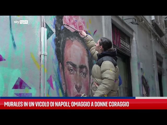 Verso 8 marzo, a Napoli murale omaggio a donne coraggiose