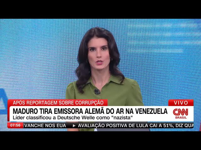 Nicolás Maduro tira do ar TV alemã que classificou como “nazista” | CNN NOVO DIA