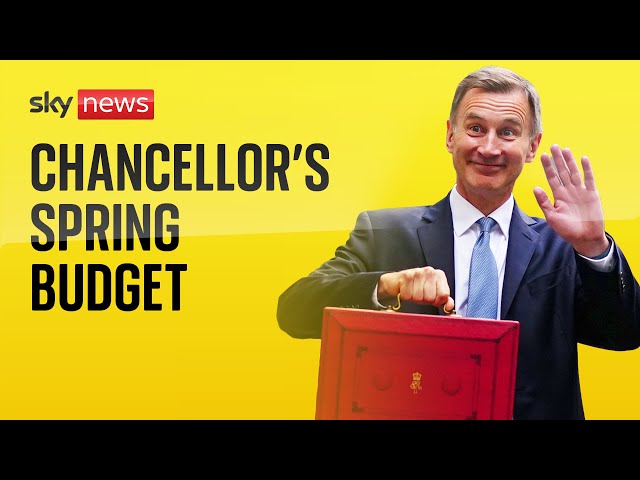 Coming up: Chancellor Jeremy Hunt delivers spring budget