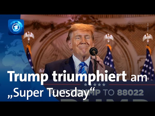 US-Vorwahlen: Trump und Biden feiern Erfolge am „Super Tuesday“