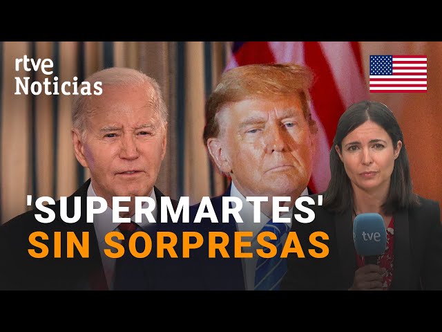 EE.UU.: BIDEN y TRUMP ARRASAN en la mayoría de ESTADOS y dejan SIN opciones a sus RIVALES | RTVE