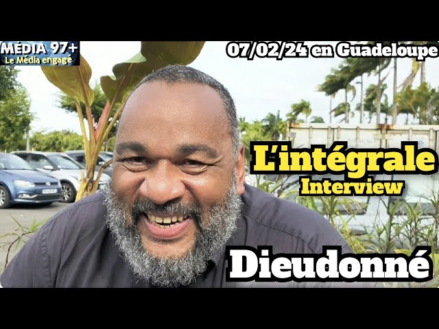 DIEUDONNÉ - L'intégrale de son interview en Guadeloupe - Le 07/02/24.  #dieudonné #interview