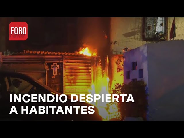 Incendio en vivienda en la Colonia Morelos, CDMX - Las Noticias