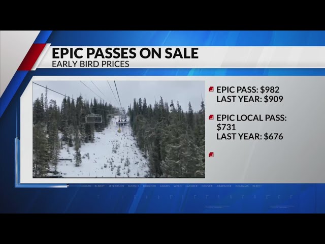 Epic Pass for 2024-25 season more expensive than ever