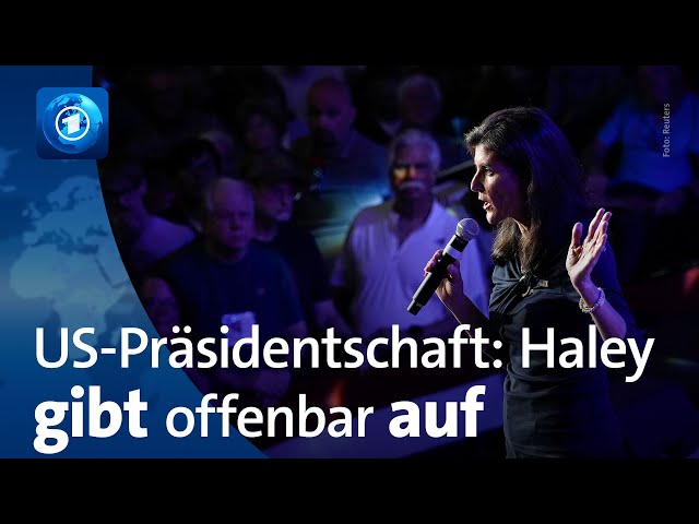 ⁣US-Berichte: Haley steigt aus Rennen um Präsidentschaftskandidatur aus