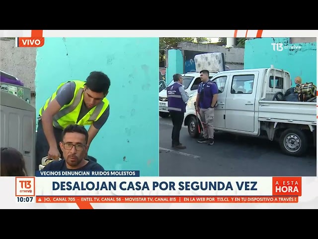 Desalojan casa por segunda vez en Estación Central