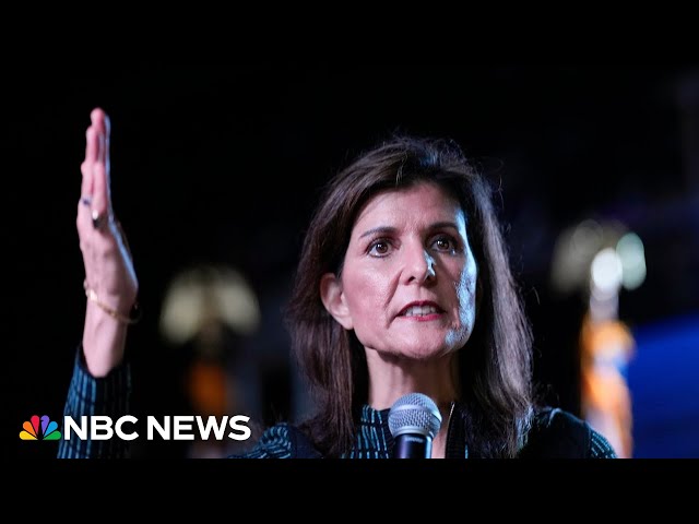 LIVE: Nikki Haley announces she is suspending her presidential campaign | NBC News