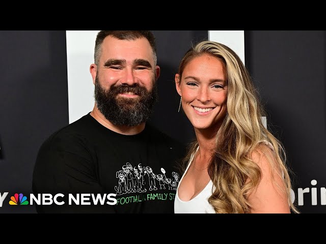 'A perfect summary of 13 years': Kylie Kelce on Jason Kelce's retirement speech