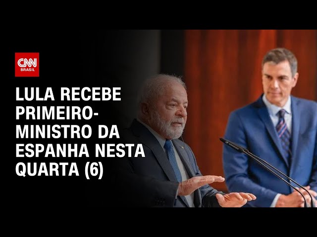 Lula recebe primeiro-ministro da Espanha nesta quarta-feira (6) | LIVE CNN