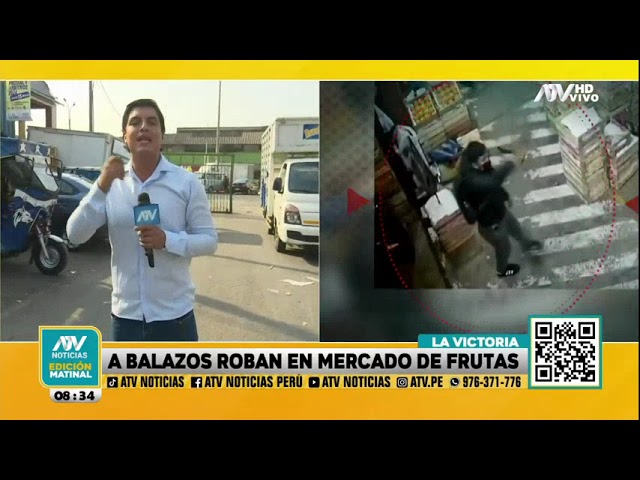 La Victoria: Emprendedores sufren feroz asalto frente al Mercado de Frutas