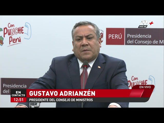 Gustavo Adrianzén sobre renuncia de Otárola: "Se le dio las gracias por sus servicios a la naci