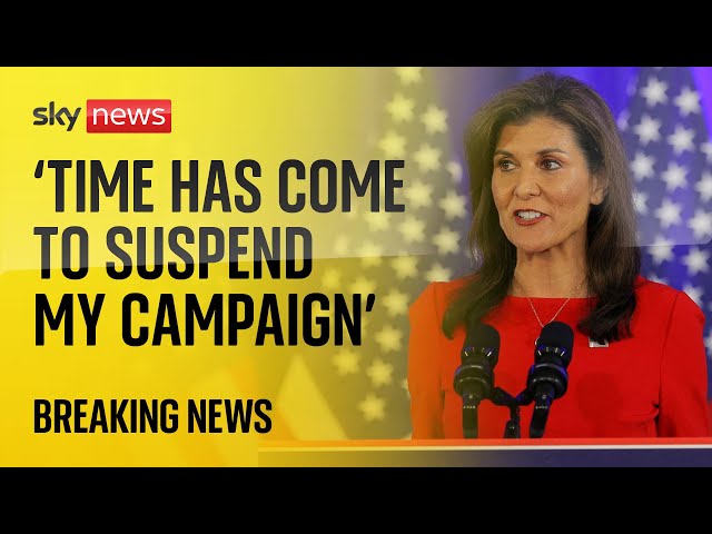 Nikki Haley announces she is pulling out of the Republican race | US election 2024