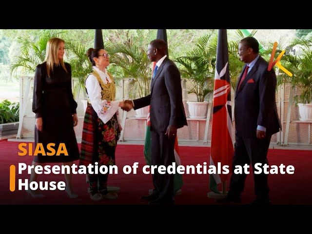 Presentation of credentials at State House