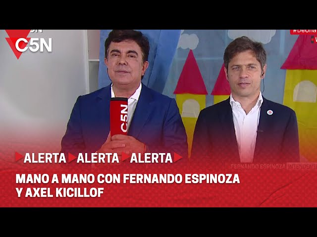 MILEI contra GOBERNADORES: MANO a MANO con FERNANDO ESPINOZA y AXEL KICILLOF