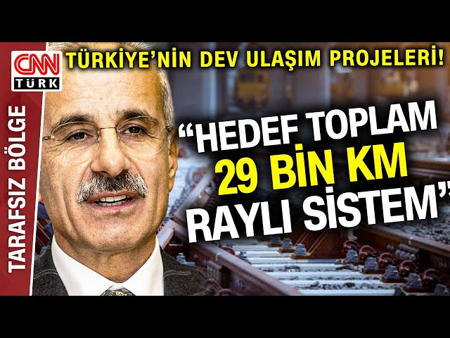 İşte Türkiye'nin Demiryolu Ağı! Bakan Uraloğlu: "3777 KM Raylı Sistem İnşası Sürüyor"