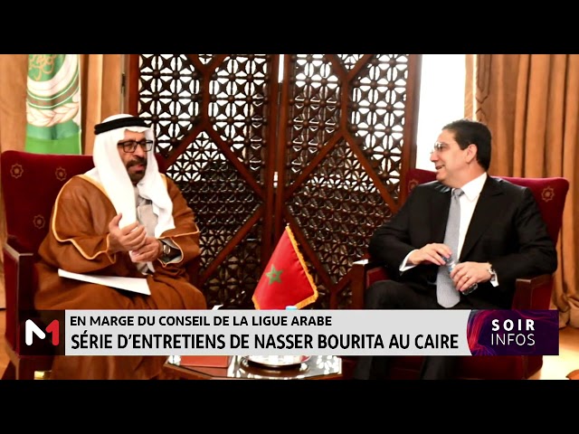 Série d’entretiens de Bourita en marge de la réunion du Conseil de la Ligue arabe